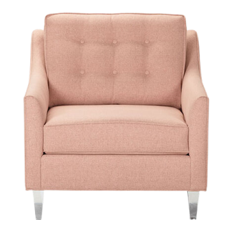 Diondre Chair - Tuft Button - Acrylic Legs